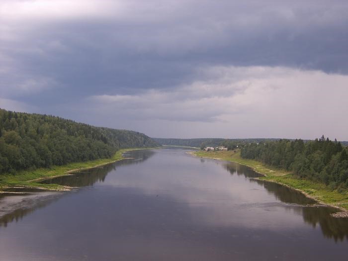 Река Сухона. Тотьма