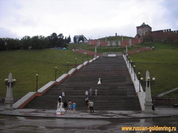 Достопримечательности Нижнего Новгорода. Чкаловская лестница